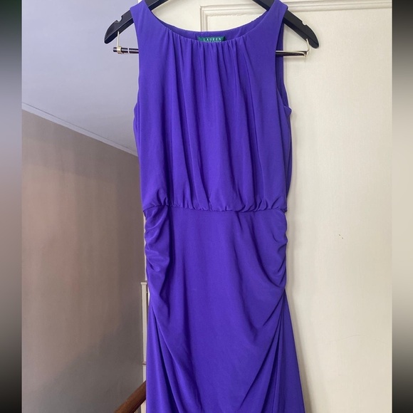 Lauren Ralph Lauren Purple Dress Flattering - Picture 2 of 5
